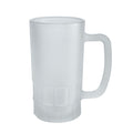 Caneca de Vidro Fosca 550ml para Sublimação - Chopp 15cm Resistente