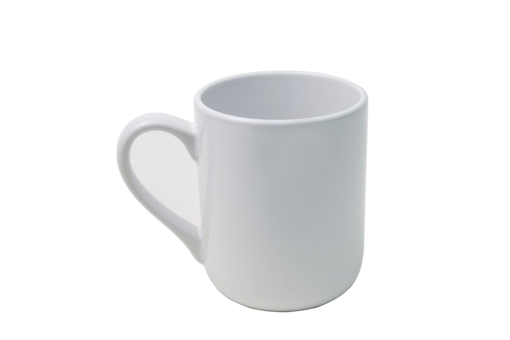 Caneca Imperial Branca Clássica com Detalhes Coloridos para Personalização
