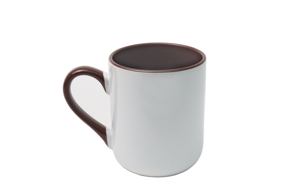 Caneca Imperial com Interior e Alça Marrom para Personalização e Café