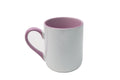 Caneca Imperial Rosa com Interior e Alça Coloridos para Personalização