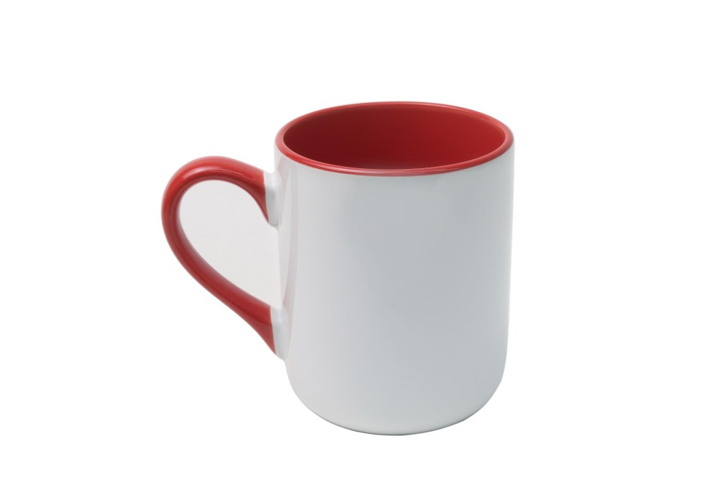 Caneca Imperial Vermelho Clássica de Cerâmica para Personalização e Uso Diário