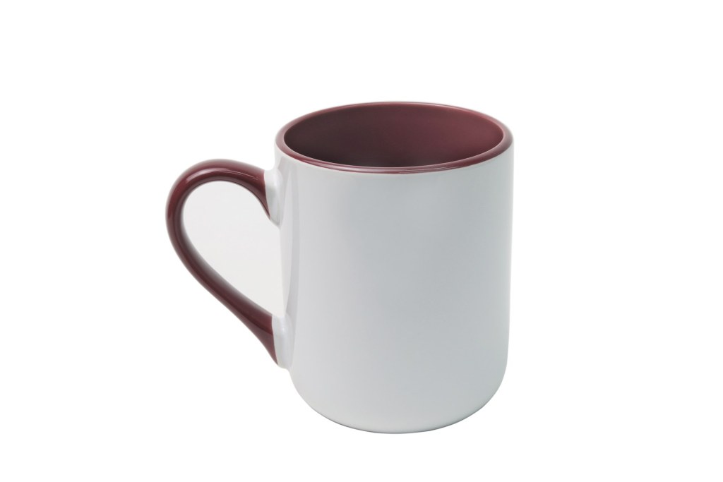 Caneca Imperial Vinho com Alça Colorida para Personalização e Uso Diário