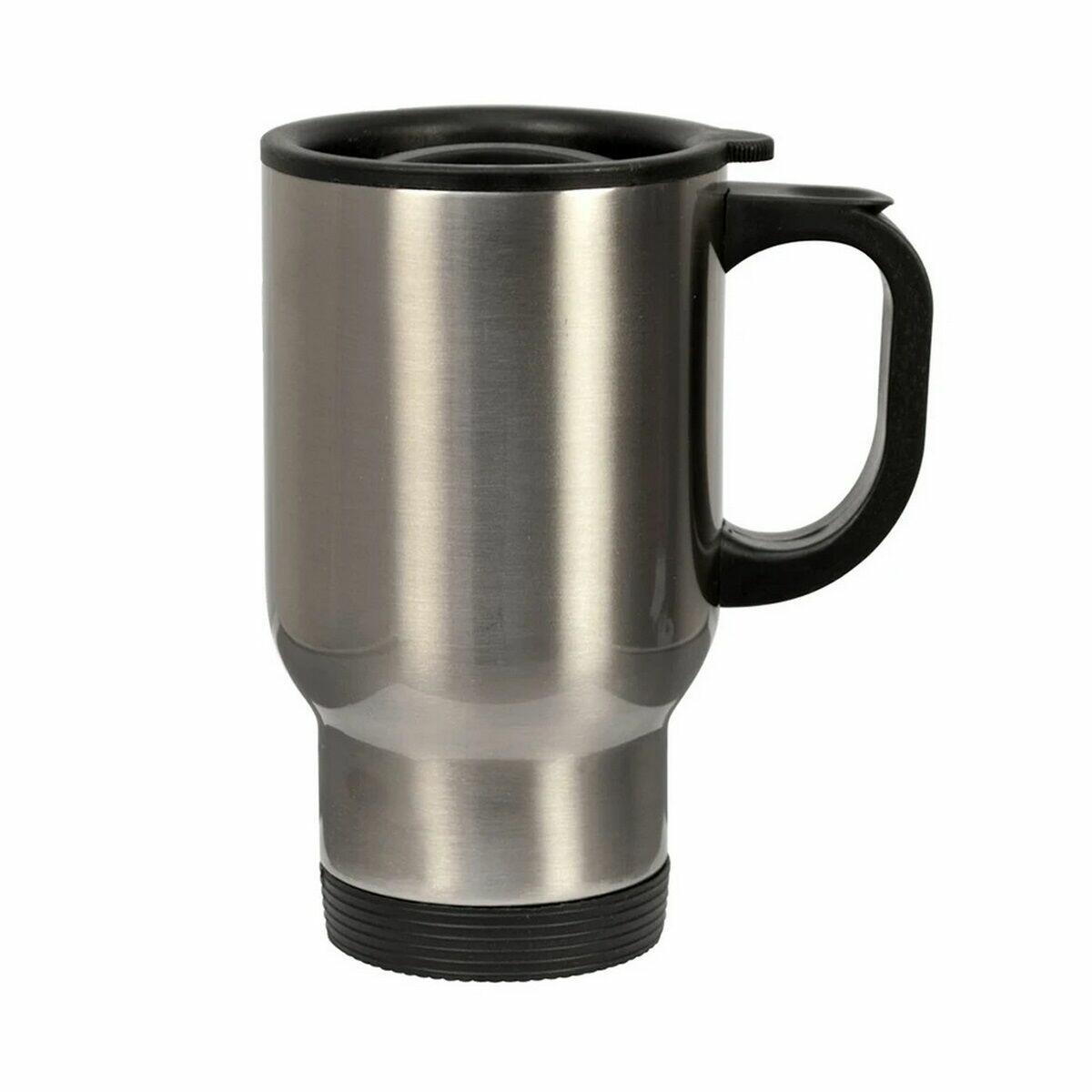 Caneca de Inox 450ml Travel Mug Prata para Sublimação - Térmica e Resistente