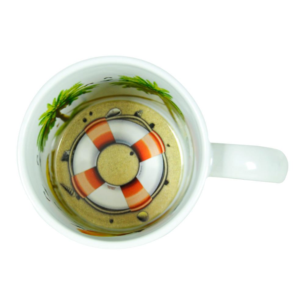 Caneca de Cerâmica Branca 325ml para Sublimação - Personalize e Venda