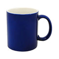 Caneca Mágica de Cerâmica Azul Fosco 325ml para Sublimação