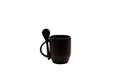 Caneca Mágica Preto Fosco 325ml em Cerâmica para Sublimação