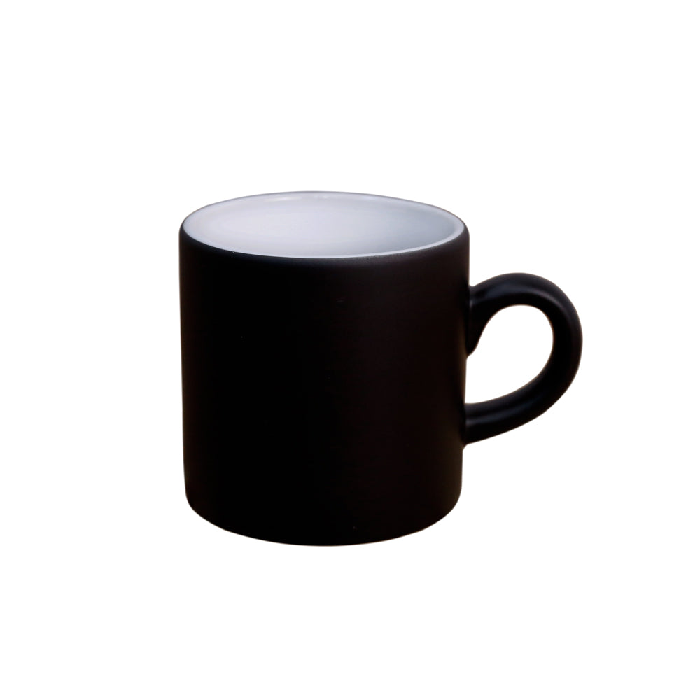 Caneca Mágica Preto Fosco 100ml em Cerâmica para Sublimação LiVE