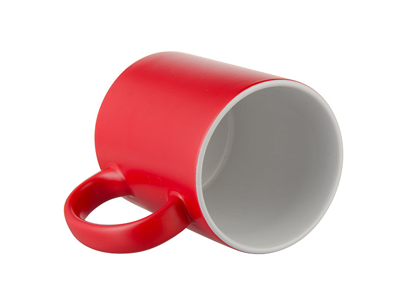 Caneca Mágica Vermelha 325ml em Cerâmica Premium para Sublimação
