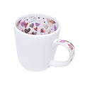 Caneca de Cerâmica 325ml Corações Coloridos para Sublimação LiVE