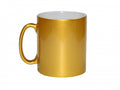 Caneca de Cerâmica Perolada Dourada 325ml para Sublimação LiVE