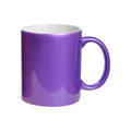 Caneca de Cerâmica Perolada Roxa 325ml para Sublimação - LiVE