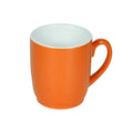 Caneca de Cerâmica 325ml com Silicone Laranja para Sublimação LiVE