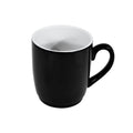 Caneca de Cerâmica 325ml Preta com Silicone para Sublimação LiVE