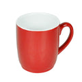 Caneca de Cerâmica 325ml Vermelha e Branca com Silicone para Sublimação