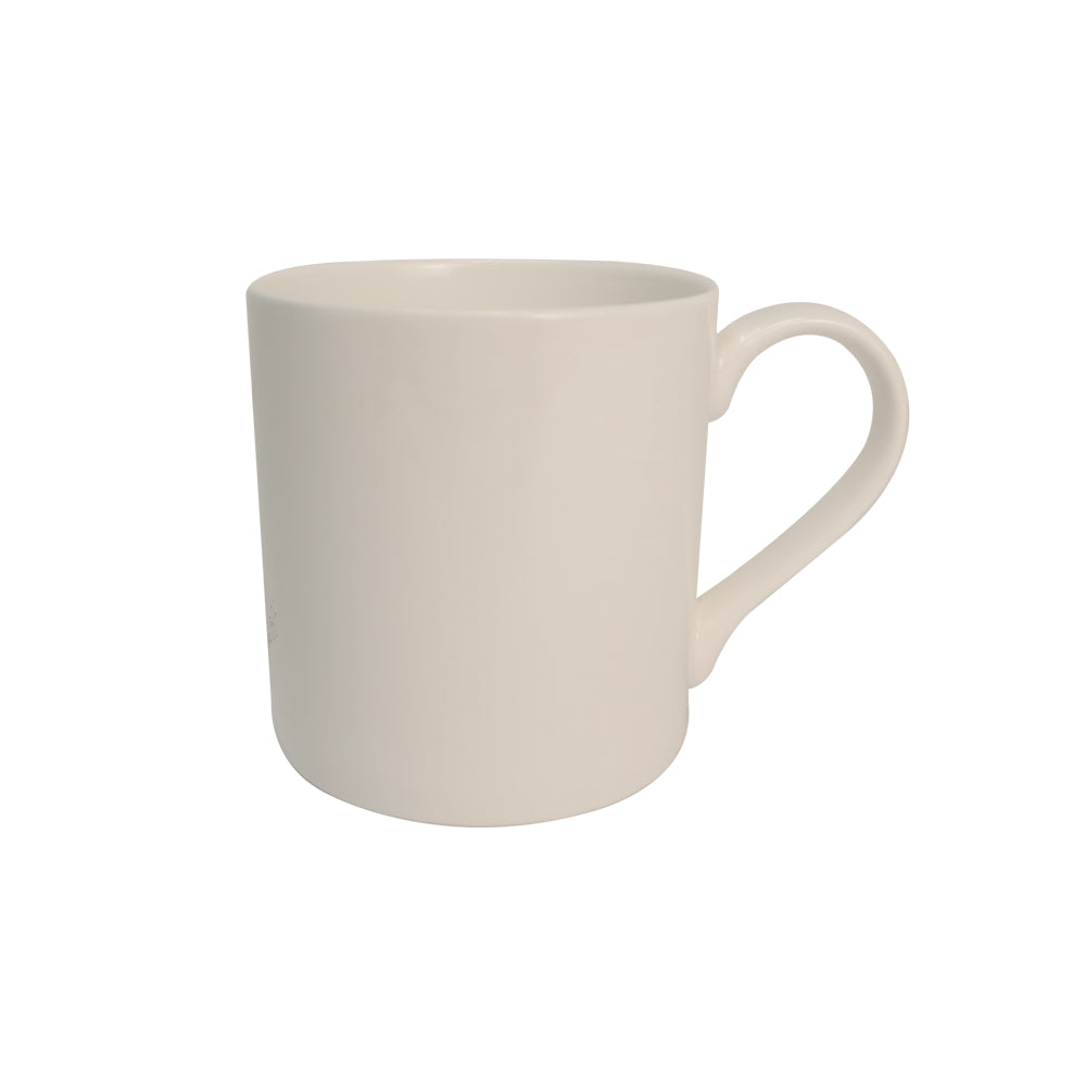 Caneca de Porcelana Branca 380ml Mod. Bong LiVE para Sublimação