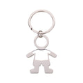 Chaveiro Metálico para Sublimação Tema Menino - Personalizável e Durável
