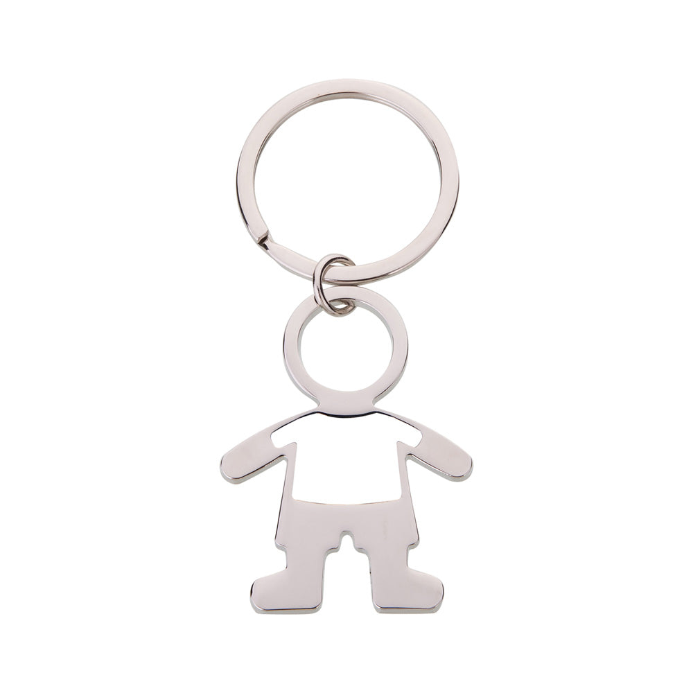 Chaveiro Metálico para Sublimação Tema Menino - Personalizável e Durável