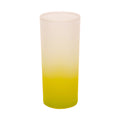 Copo de Vidro Degradê Amarelo Limão 290ml para Sublimação LiVE