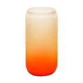 Copo de Vidro 550ml Latinha Degradê Laranja para Sublimação