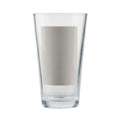 Copo de Vidro Cristal 450ml com Tarja Branca para Personalização e Uso Diário