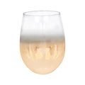 Copo de Vinho Cristal Dourado Semi-Cromado 540ml para Sublimação