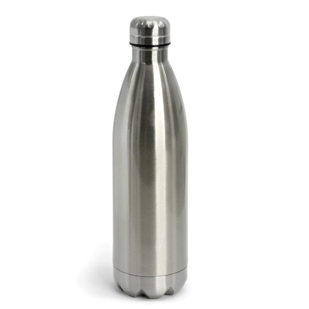 Garrafa Térmica Inox 750ml Prata com Área para Sublimação e Cola