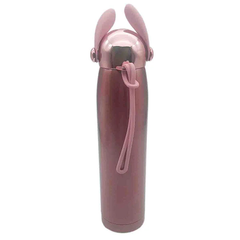 Garrafa Térmica de Inox Rosa 320ml Crazy Dog para Sublimação
