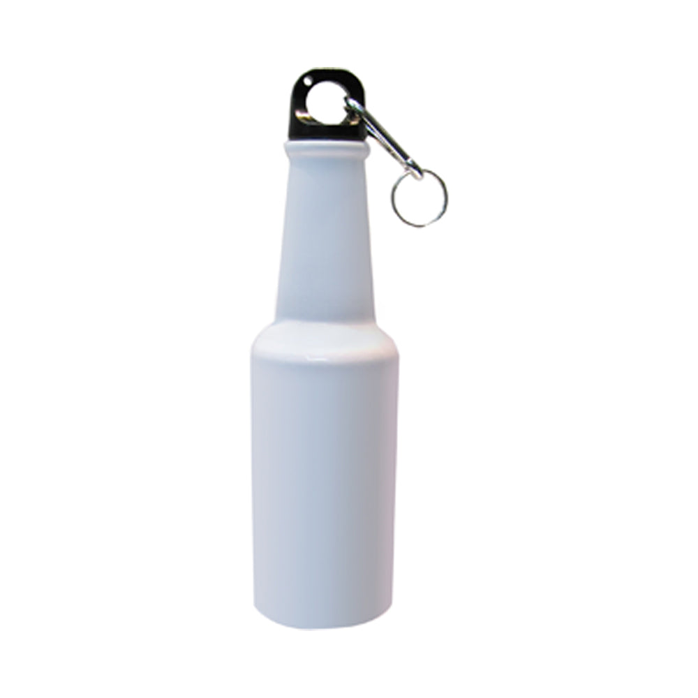 Garrafa de Alumínio Long Neck Branca 500ml Leve e Resistente para Sublimação
