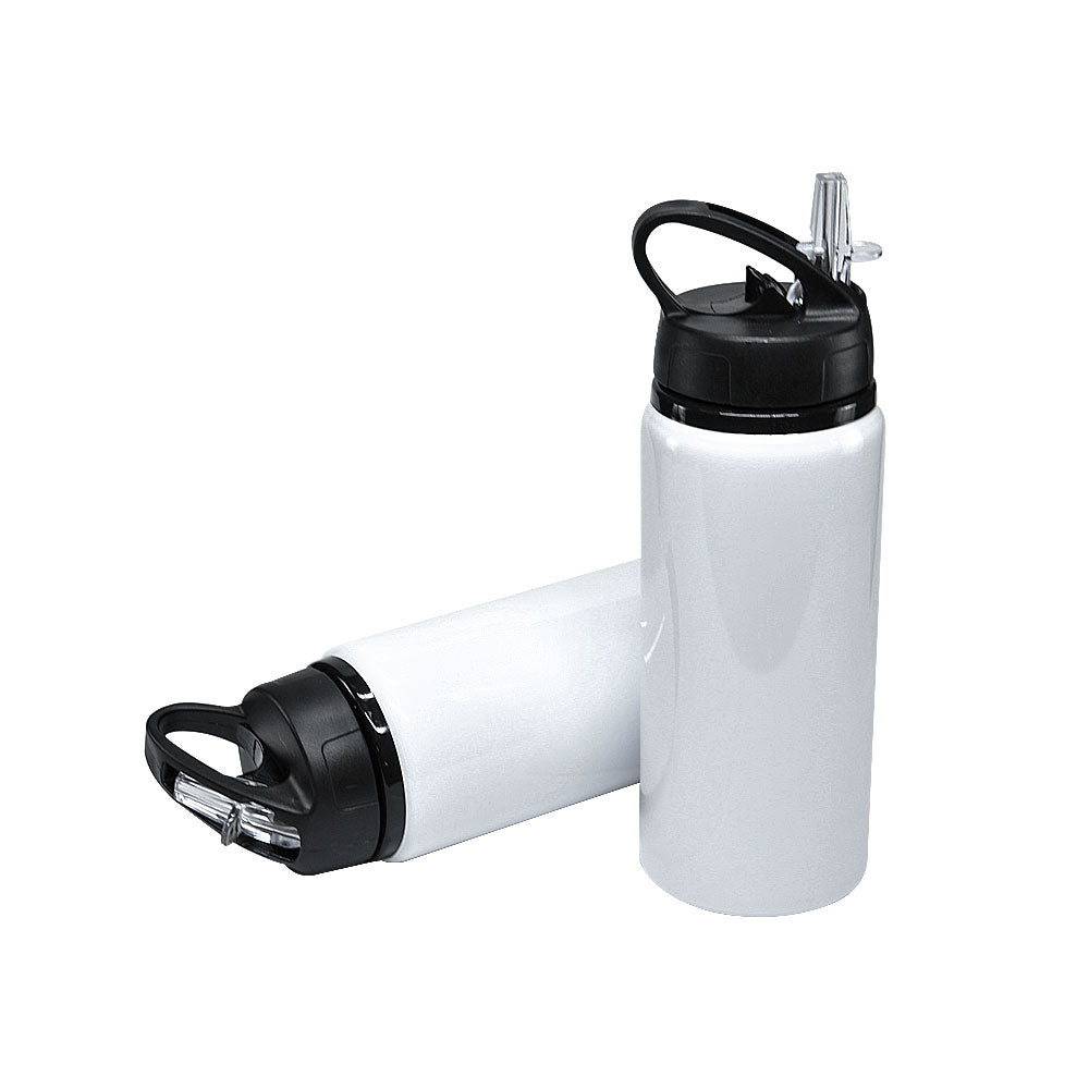 Garrafa de Alumínio 600ml com Alça Branca para Sublimação LiVE