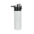 Garrafa de Alumínio 750ml Branca com Bico Big Mouth para Sublimação