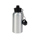 Garrafa de Alumínio 600ml Prata com Tampa Dupla para Sublimação LiVE
