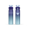 Garrafa Térmica Inox 320ml Azul Espacial com Estampa Coelhinho para Sublimação