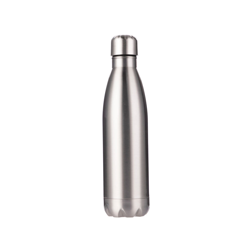 Garrafa de Inox Prata 700ml Resistente para Sublimação e Personalização