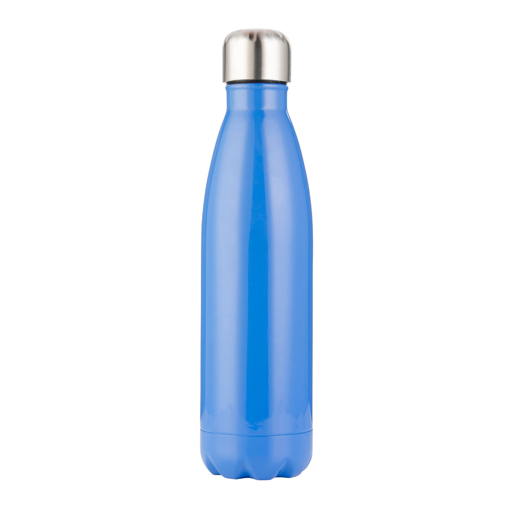 Garrafa Térmica Inox 500ml Azul com Cola para Sublimação