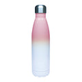Garrafa Térmica Inox Bicolor Branca e Rosa 500ml para Sublimação