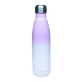Garrafa Térmica Inox Bicolor Branco e Roxo 500ml para Sublimação