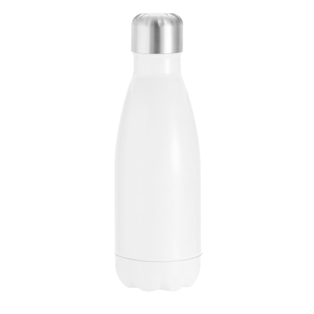 Garrafa Térmica Inox 350ml Branca com Cola para Sublimação