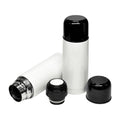 Garrafa Térmica Inox 500ml Branca com Tampa Preta para Sublimação