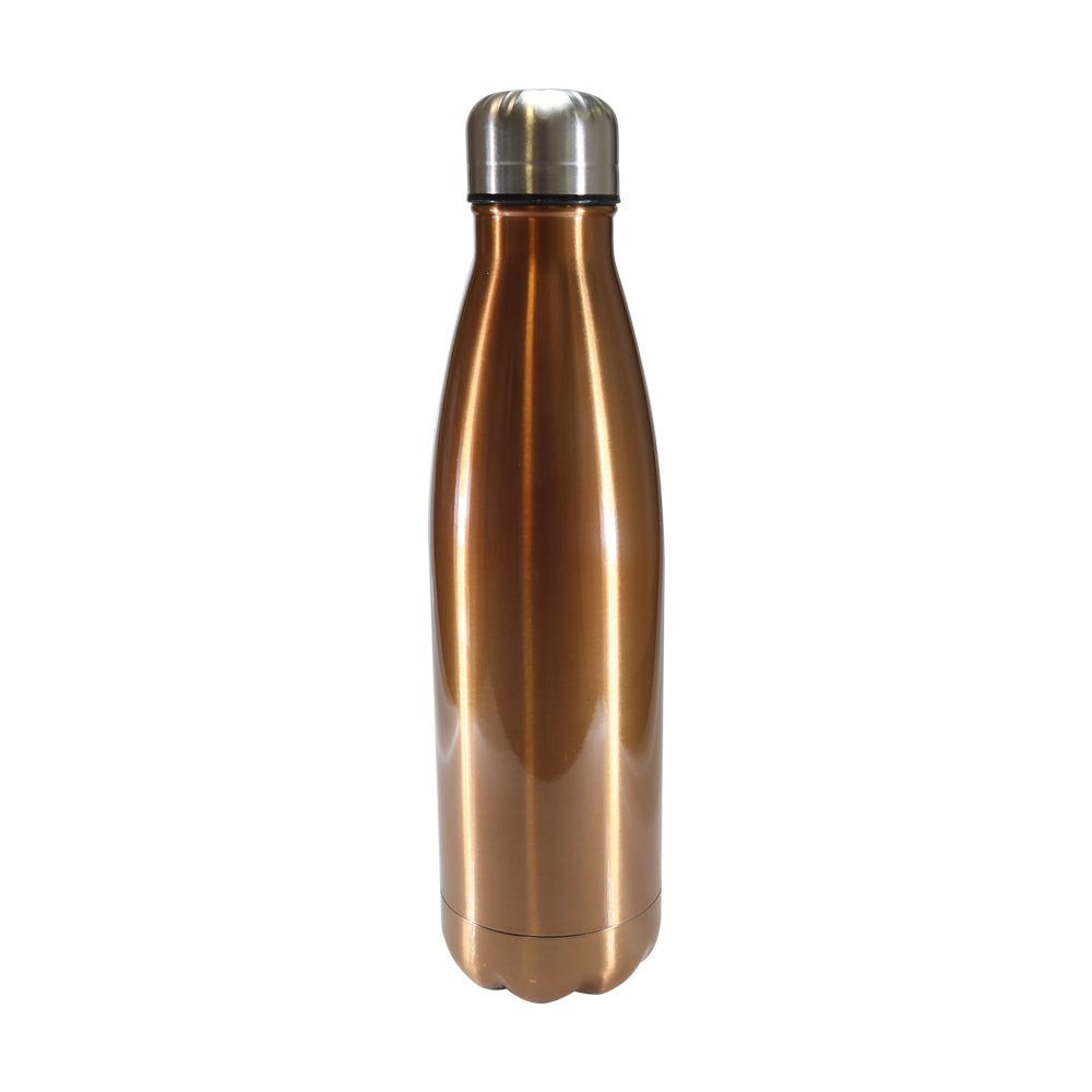Garrafa Térmica de Inox 500ml Bronze com Cola para Sublimação
