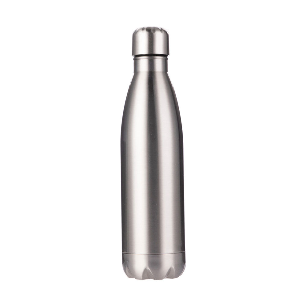 Garrafa Térmica Inox 750ml Prata com Área para Sublimação e Cola