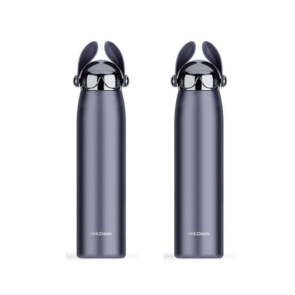 Garrafa Térmica de Inox Azul 320ml para Sublimação Crazy Dog