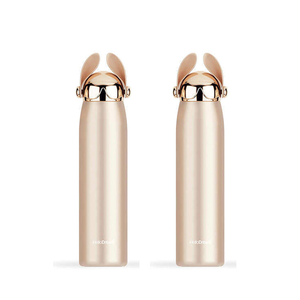 Garrafa Térmica Inox Dourada 320ml Crazy Dog para Sublimação