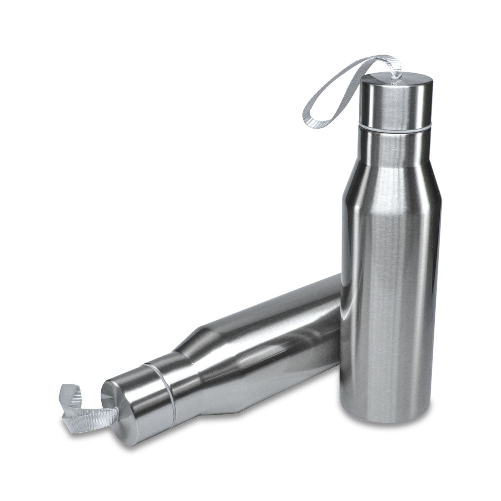Garrafa Térmica Inox 450ml Prata para Sublimação e Uso Esportivo