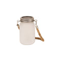 Jarra de Vidro Cristal 450ml com Corda Decorativa para Sublimação