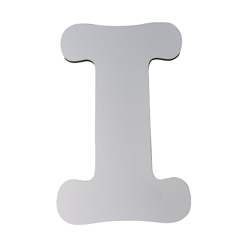 Letra MDF Decorativa 'I' 18x18x0,3cm para Sublimação e Personalização