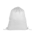 Mochila Saco Branco com Glitter 33x42cm para Sublimação LiVE