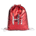 Mochila Saco Vermelha com Lantejoulas 36x45cm para Sublimação LiVE