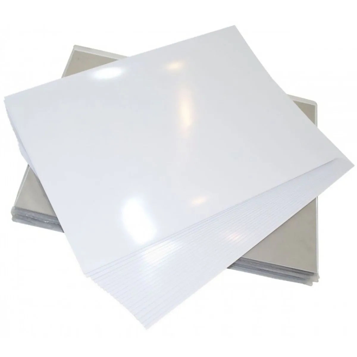 Papel Fotográfico Brilhante A4 135g Adesivo para Sublimação - 20 Folhas