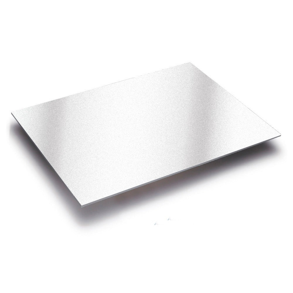 Placa de Alumínio Duraluxe Brilhante 10x10cm para Sublimação - LiVE