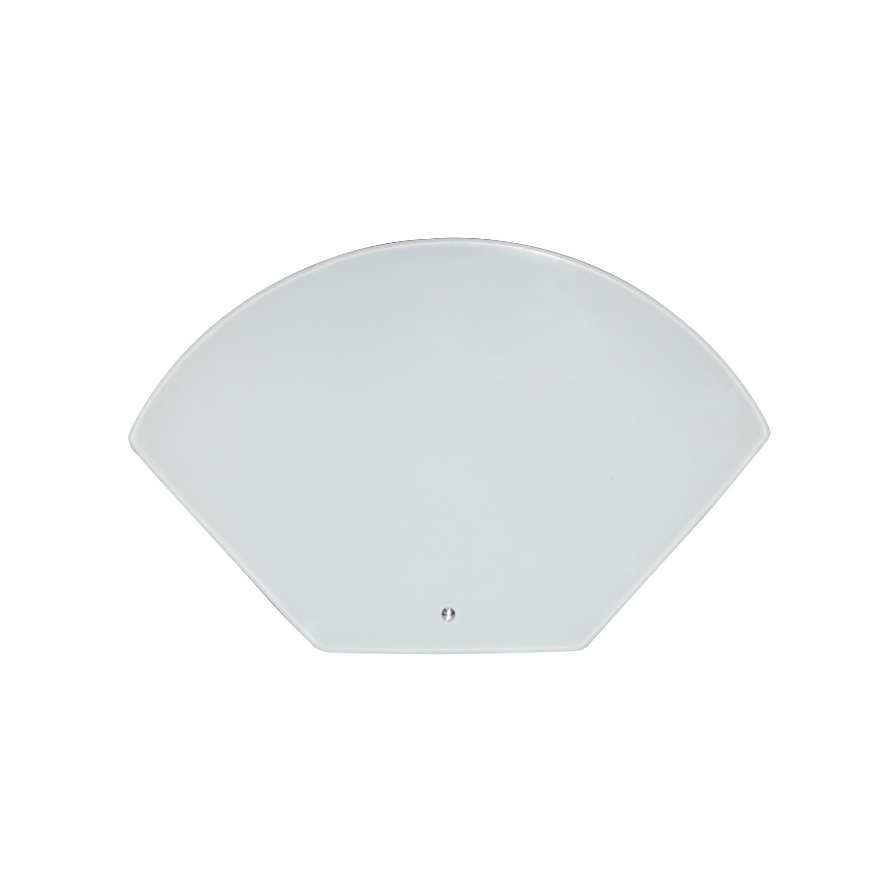 Porta-Retrato de Vidro 18x28cm Formato Leque para Sublimação